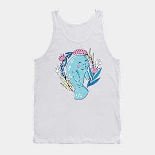 Happy Manatee / Sea Cow / Mermaid Tank Top